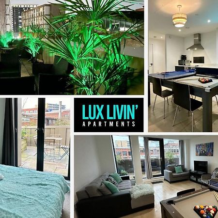 Lux Livin' Apartments - Luxury 2 Bed Apartment With Sky Garden 曼彻斯特 外观 照片