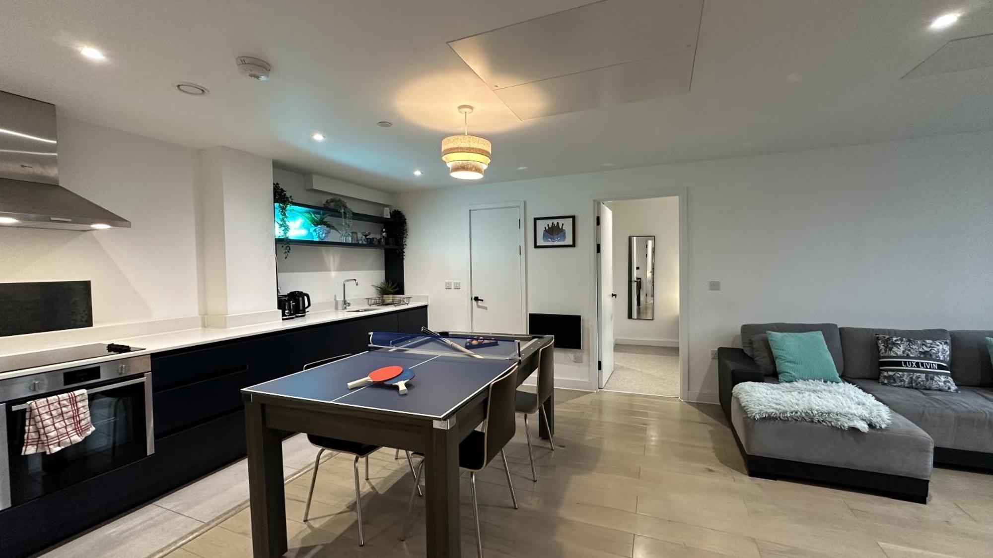 Lux Livin' Apartments - Luxury 2 Bed Apartment With Sky Garden 曼彻斯特 外观 照片